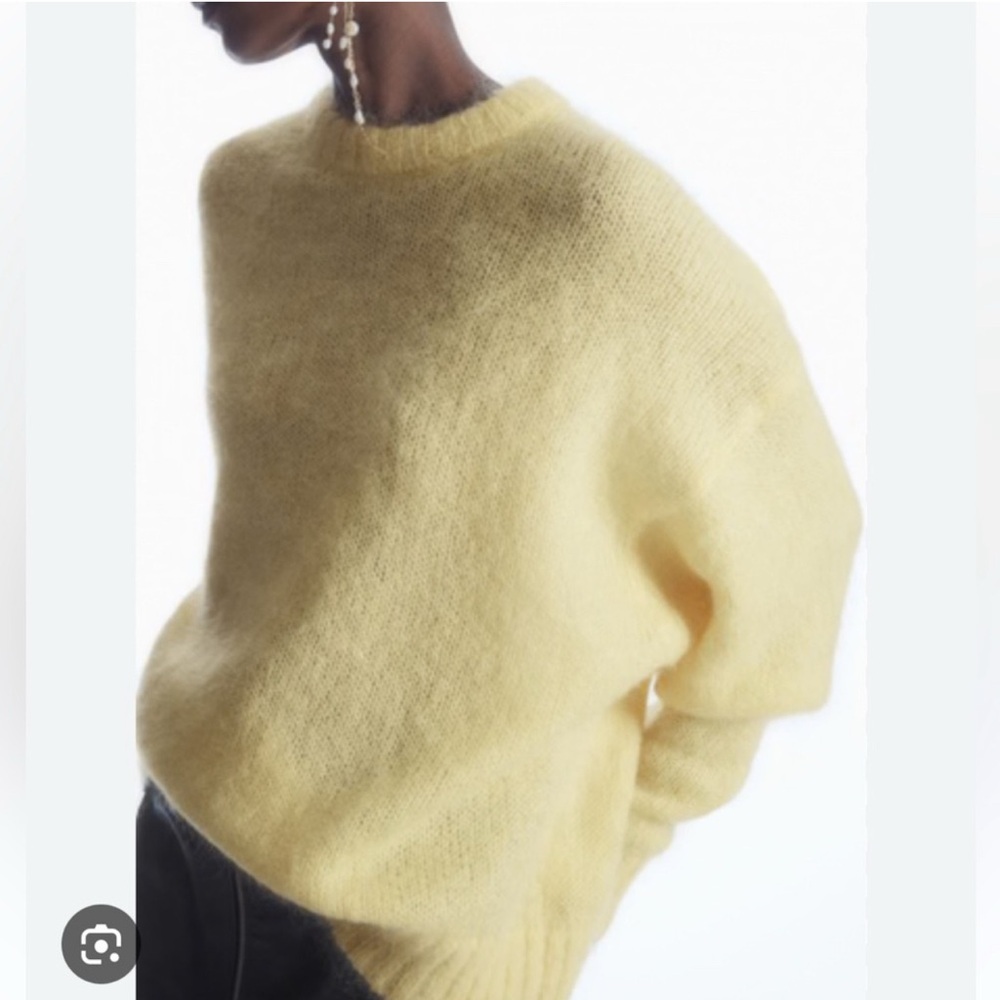 SOLD! COS Yellow Crew Neck Sweater